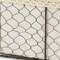 Homeroots Set Of 3 Brown Linen Fabric And Line Metal Organizers, 3PK 379863 - alternate 5