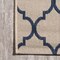Jonathan Y Arabesque Ogee Trellis Beige/Navy 3 ft. x 5 ft. Indoor/Outdoor Area Rug SMB122A-3 - alternate 4