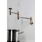 Kingston Brass Wall Mount Pot Filler Faucet with Knurled Handle, Antique Brass KS3103RKX - alternate 5