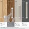 Amerock Overton 3-3/4 in 96 mm Center-to-Center Satin Nickel/Polished Chrome Cabinet Pull BP36681G1026 - alternate 3