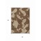 Homeroots 5' X 8' Brown And Beige Abstract Washable Indoor Outdoor Area Rug 614516 - alternate 8