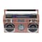Studebaker 80's Retro Street Bluetooth Boombox with FM Radio, CD Player, 10W RMS Power.  Rose/Gold SB2145RG - alternate 2