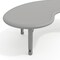 Flash Furniture Commercial Half-Moon Adjustable Height Classroom Activity Table-Soft Gray, 65x35 YU-YCX-004-2-MOON-TBL-SFTGY-GG - alternate 9