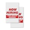 Signmission Lawn Service Workers, Vinyl Decals Only 24 Inch x 36 Inch, Vinyl Decal, 2PK DSB-2436-2PACK-LAWN SERVICE WORKERS - alternate 1