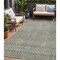 Homeroots 5' X 8' Sage And Ivory Abstract Washable Indoor Outdoor Area Rug 605561 - alternate 1