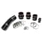 Hps Performance High Temp Reinforced Silicone Intercooler Hose Boots Kit, Black,  57-1711-BLK - alternate 1