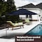 Pure Garden 10 ft Offset Patio Umbrella 8 ft Tall Hanging Cantilever Umbrella Fade-Resistant Shade Umbrella 50-LG1421 - alternate 7