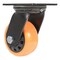 Vestil Polyurethane Swivel Caster 4 In. Diameter x 2 In. Width 594 Lb. Capacity Orange/Black CST-BN-4X2PUP-S - alternate 12