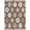 Homeroots 5' X 8' Brown Ivory And Taupe Southwestern Washable Indoor Outdoor Area Rug 615123 - alternate 6