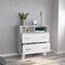 Homeroots 32" White Two Drawer Dresser With Open Shelving 544030 - alternate 9
