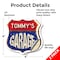 Signmission Tommy's Garage, 4 inch X 4 inch, Vinyl Decal, 2PK SHI-D-2PACK-4-383-TOMMY - alternate 4