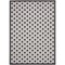 Homeroots 8' X 11' Black And White Geometric Indoor Outdoor Area Rug 546864 - alternate 1