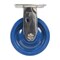 Vestil Solid Polyurethane Rigid Caster 6 In. Diameter x 2 In. Width 1200 Lb. Capacity Dark Blue CST-F-SS-6X2SP-R - alternate 5