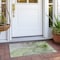 Homeroots 2' X 3' Green Abstract Washable Non Skid Indoor Outdoor Area Rug 559685 - alternate 3