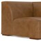 Homeroots 38" Brown Leather Modular Sofa 641029 - alternate 7