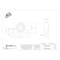 Sealmaster Pillow Block Bearing, Cast Iron, Set Screw Locking, Ball Insert, 1-3/8 in Dia, Alloy Steel NP-22 - alternate 2