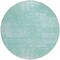 Homeroots 8' Turquoise And Teal Blue Round Abstract Washable Indoor Outdoor Area Rug 588800 - alternate 6