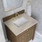James Martin Vanities Brittany 30" Single Vanity, Pecan w/ 3 CM Tajnar Eclos Top 655-V30-PCN-3TJR - alternate 6