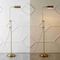 Jonathan Y Zinnia 63" Industrial Minimalist Height-Adjustable Iron Pharmacy LED Floor Lamp, Brass Gold JYL3095A - alternate 5