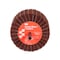 Scotch-Brite Interleaf Flap Wheel, 3" Dia, Center Hole, Aluminum Oxide, P180 Grit, Non-Woven Type, CB-ZS FN510079323 - alternate 3