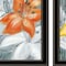 Homeroots Set Of Two Tiger Lilies 2 Black Framed Print Wall Art, 2PK 406033 - alternate 5