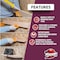 Krakenbond Kraken Bond No Nail Heavy Duty Construction Adhesive, Polyurethane, Beige, 10.1 oz, 12 Pack KR610PA-12 - alternate 5
