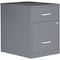 Nusparc File Cabinet - 14.2in Width x 18in Depth x 19in Height - 2 x Drawer(s) for File, Box - Letter - 25850 - alternate 1