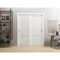 Sartodoors Sliding Closet Bypass Doors 60 x 80 inches, Louver 3388 Primed Wh1te, Rails Hardware Set, Wood So LOUVER3388DBD-PRI-5684 - alternate 5