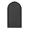 Homeroots 42" Black Crowned Top Antiqued Glass Arch Framed Accent Mirror 485096 - alternate 7