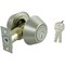 Prosource Deadbolt, 3 Grade, Stainless Steel, 2-3/8 to 2-3/4 in Backset, KW1 Keyway DB61V-PS - alternate 1