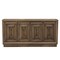 Homeroots 78in Brown Solid Wood Carved Geometric Sideboard with Four Doors 661254 - alternate 1