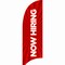 Showdown Displays 10.5 Ft  Value Razor Sail Sign Single-Sided Graphic - Now Hiring Red Burst 908112-003 - alternate 2