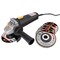 Performance Tool 4-1/2 in. Angle Grinder, 4.4 Amp Motor, Spindle Lock, Bonus Pack W50044 - alternate 1