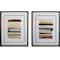 Homeroots Set Of 2 Arid Layers Abstract Framed Art, 2PK 387765 - alternate 1