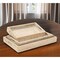 Homeroots Set of Three White Rectangular Solid Wood Handmade Serving Tray With Handles 526349 - alternate 8