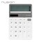 Deli NUSIGN Calculator, Dual Power, 5 Angle, Anti-Slip Base, White, 20PK ENS042 - alternate 1