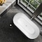 Anzzi Freestanding Tub, 65 in L, 29.1 in W, White, Acrylic, Center FT-AZ650-65 - alternate 5