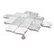 Apollo Tile Marmor 11x11 Polished White Calacatta Marble Arabesque Mosaic Wall and Floor Tile, 5PK APLTRK8857A - alternate 6