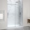 Anzzi 76'' x 45-48'' Sliding Frameless Shower Door in Brushed Nickel with Right Drain Alcove Shower Base SD-5901103R-BN - alternate 11