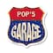 Signmission Pop's Garage, 12 Inch X 12 Inch, Aluminum Metal Sign SHI-A-12-383-POP - alternate 1