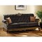 Homeroots 41" Charcoal Fabric Sofa With Champagne Legs 347273 - alternate 5