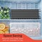 Emporio Kitchen Round Ice Cube Tray Set Pack of 2, BPA-Free, 104 Ice Balls per Tray, Lid & Tongs, Black EMPICES41BK - alternate 8