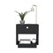 Homeroots 20" Black Wood One Drawer Nightstand 526156 - alternate 9