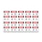 Signmission Safety Sign, OSHA Danger, 5" Height, Forklift Traffic Be Alert Bilingual, 10PK OS-DS-D-35-VT-1265-10PK - alternate 1