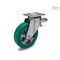 Elesa 452443 Medium-heavy duty castors Soft polyurethane coating plate bracket, brake 452443 - alternate 1
