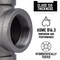 B & K STZ Industries 2 in. FIP each X 2 in. D FIP Black Malleable Iron Coupling 310UCO-2 - alternate 6