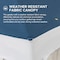 Sunjoy 10 ft x 10 ft Patio Gazebo, Modern Steel Frame Soft Top Gazebo with Netting - Navy Blue & White A101003602 - alternate 9