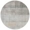 Homeroots 8' Round Taupe Round Ombre Washable Non Skid Indoor Outdoor Area Rug 563678 - alternate 6