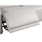 Homeroots 80" Light Gray Top Grain Leather Reclining Metal USB Sofa 720381 - alternate 6