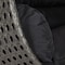 Leisuremod Charcoal Wicker Hanging 2 person Egg Swing Chair, Black ESCCH-57BL - alternate 8